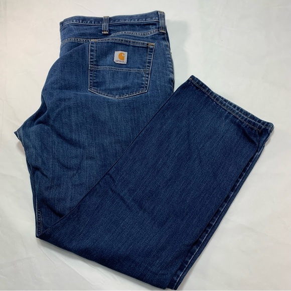 Carhartt Mens Jeans Relaxed Fit Denim Blue Size 44X32 - Picture 1 of 13